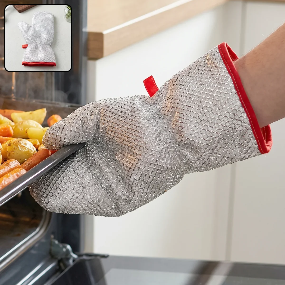 Kitchen Dishwashing Cleaning Glove for Cooking, Baking and Household Tasks
