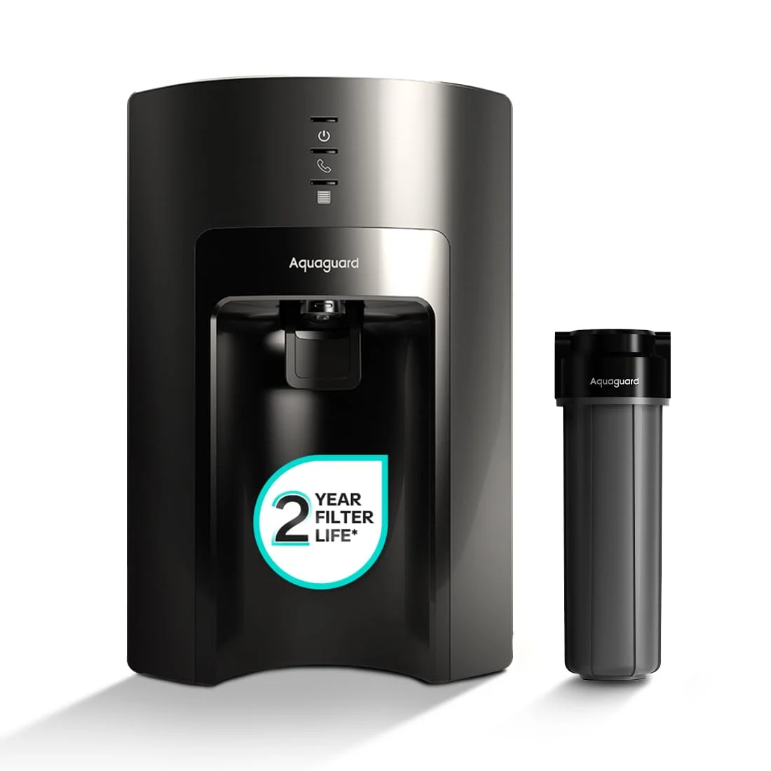 Aquaguard Delight Aquasaver RO+UV+UF | 2-year filter life | With Mega Sediment filter | 2 Free cleaning service | 60% Higher Water Recovery | 9-Stage Purification | India’s No.1 Purifier*