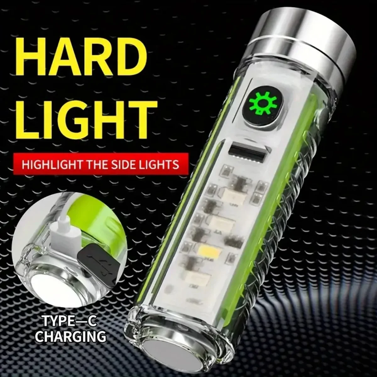 Rechargeable Flashlight – USB Mini LED Torch with Zoom | Poravar