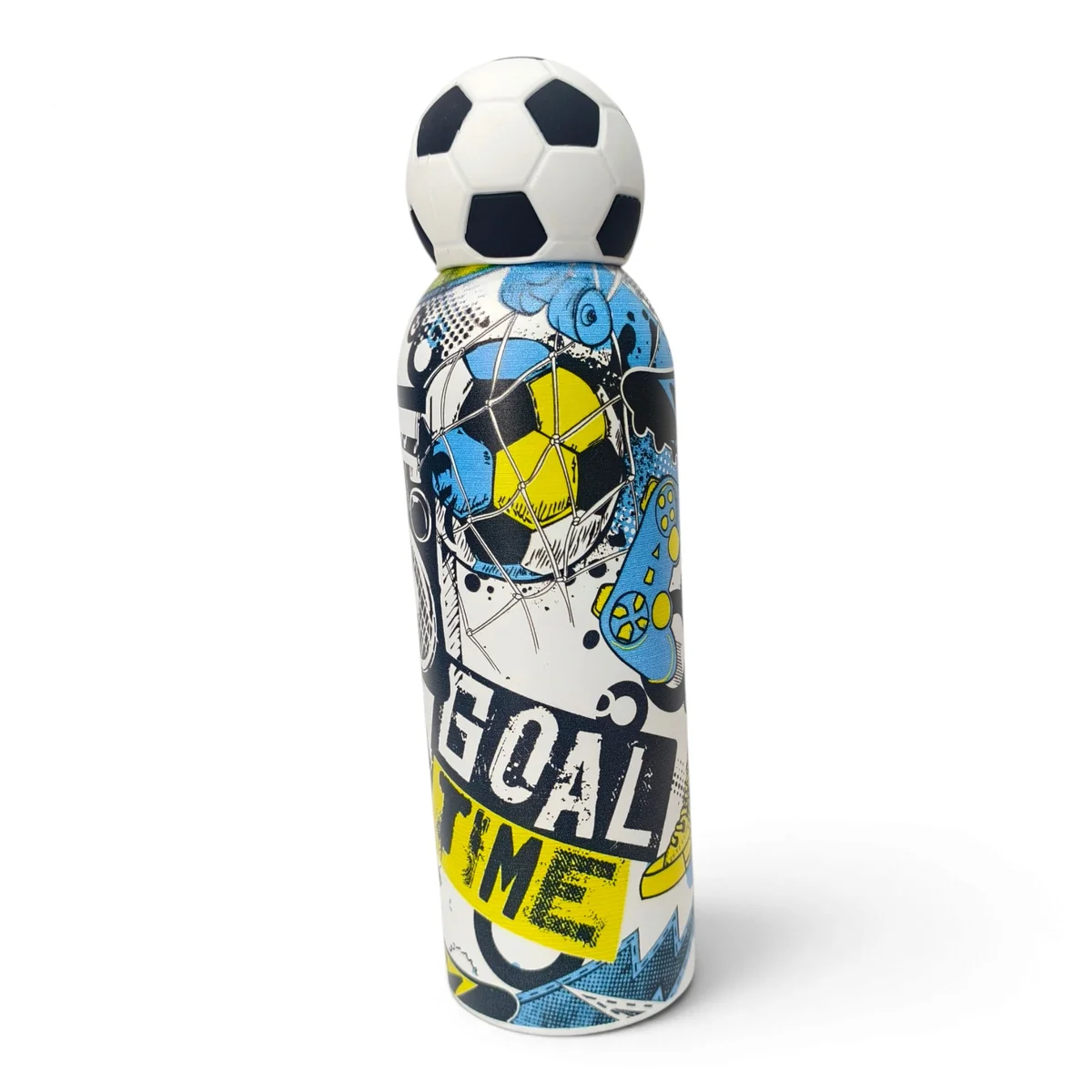 Stainless steel football bottle