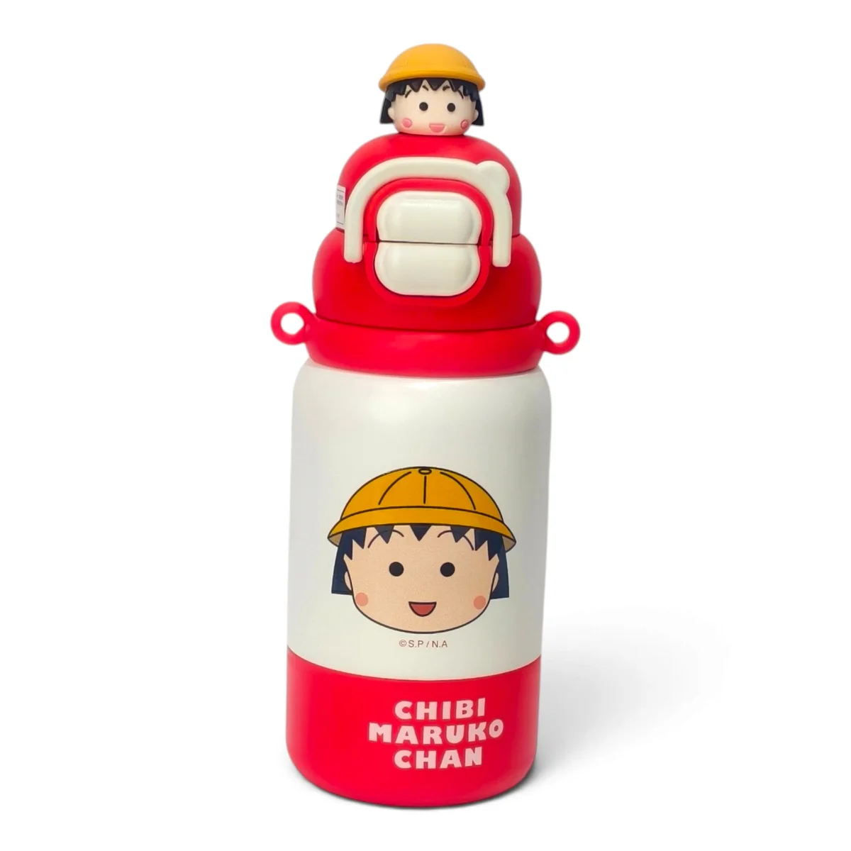 Chibi Maruko Chan Kids Water Bottle with Straw
