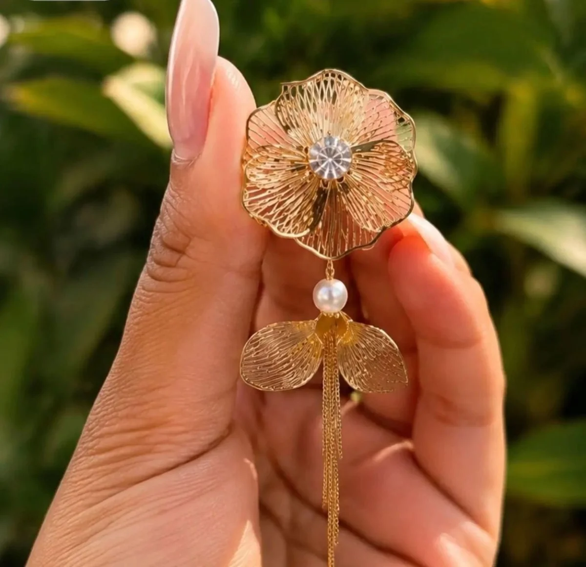 Floral earrings