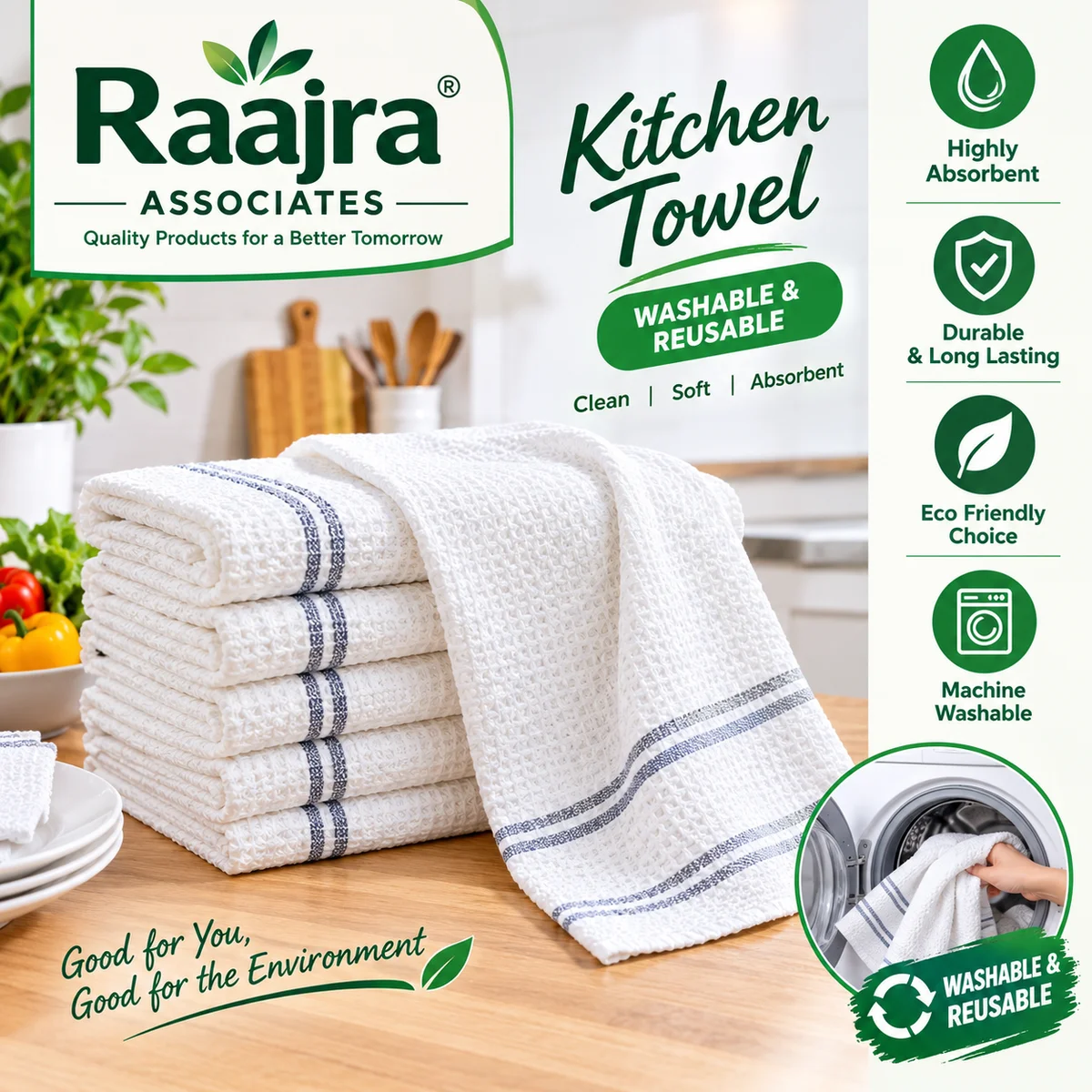 kitchen towel washeble