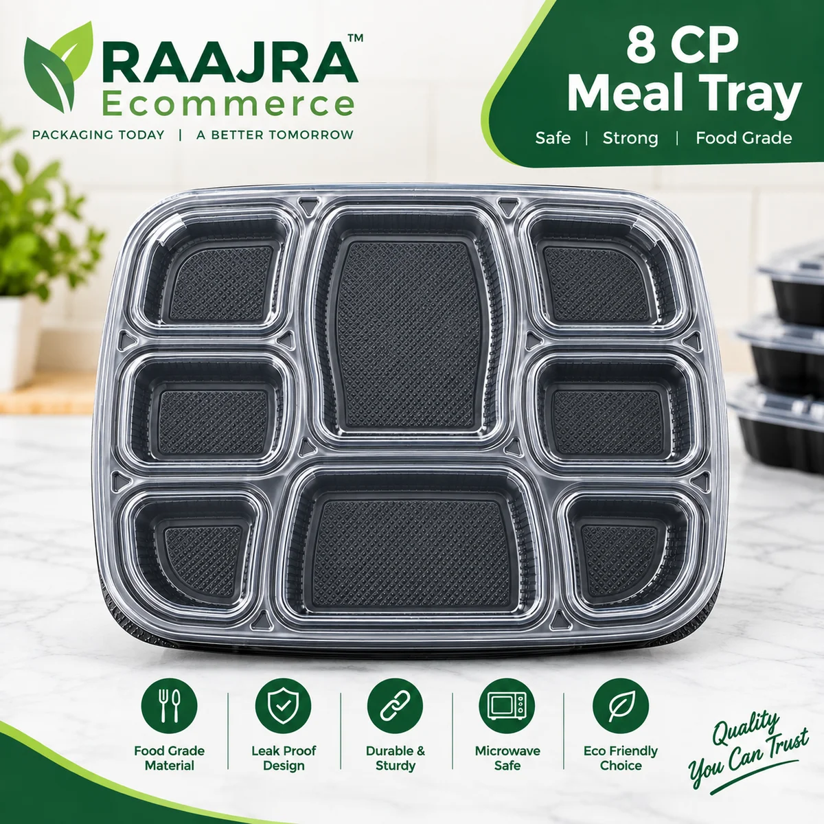 8 cp Meal Tray pp