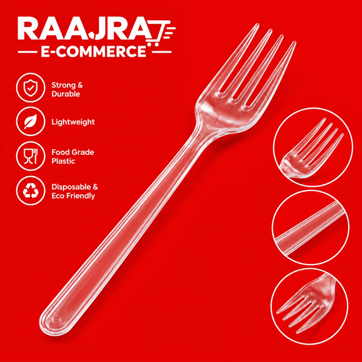 Fork plastic X 90 pcs