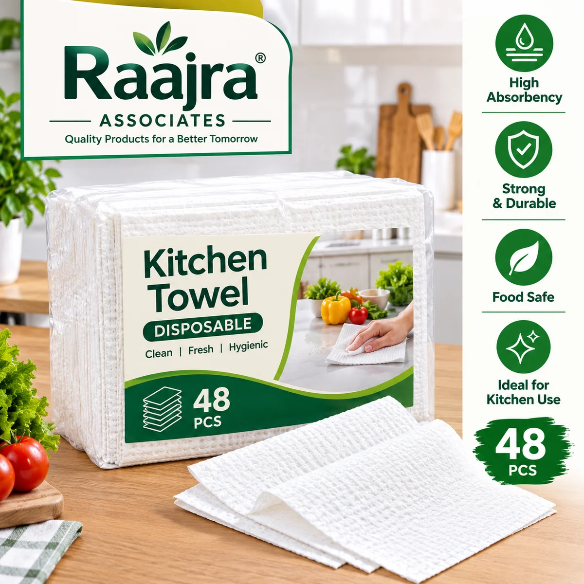 Kitchen towel Disposable 48 pcs