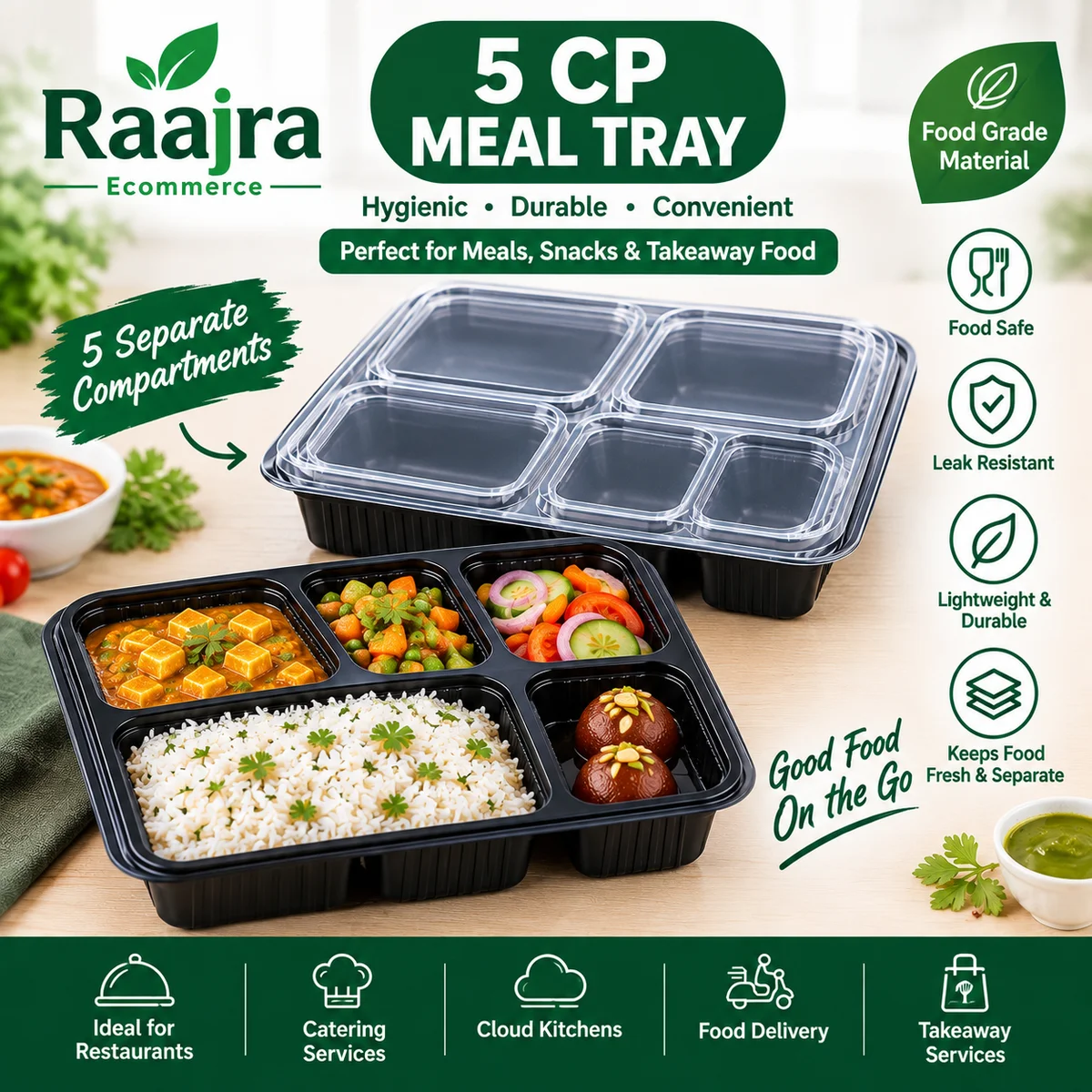 5 cp Meal Tray pp