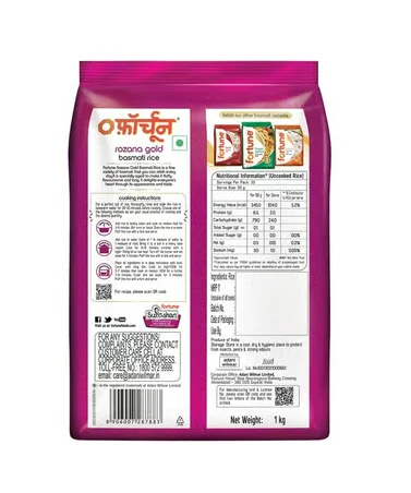 Fortune Rozana-Gold Basmati Rice (Long Grain) 3
