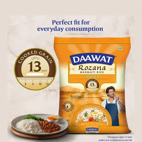 Daawat Rozana Super Basmati Rice (Medium Grain) 2