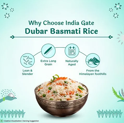 India Gate Dubar Basmati Rice (Long Grain) 3