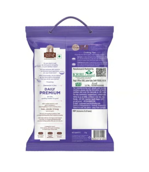 India Gate Daily Premium Basmati Rice (Long Grain) 3