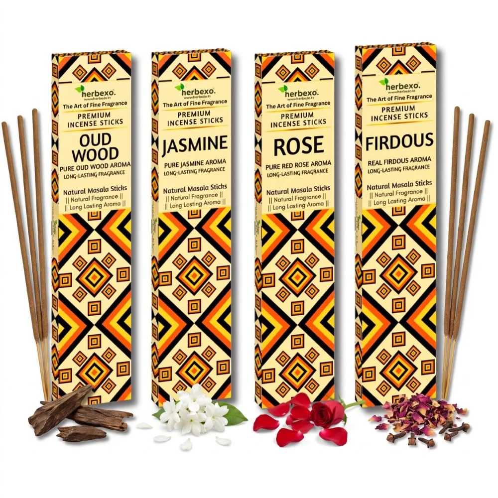 Royal Fragrance 4-in-1 Assorted Incense Sticks Agarbatti