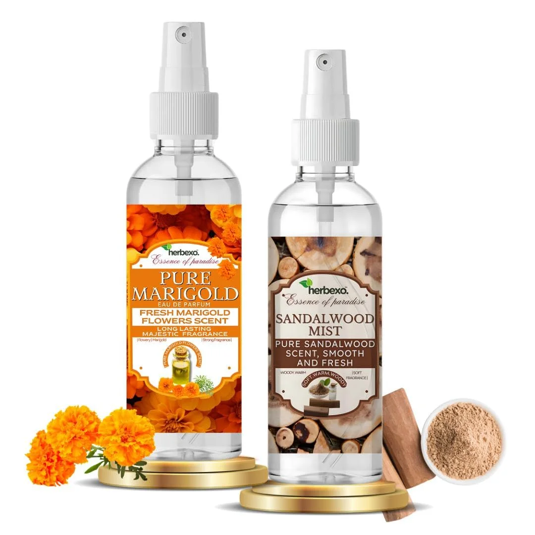 HERBALS Eau de Parfum Mist - Long Lasting Fragrance Spray for Women, Refreshing Scent, Clear Bottle