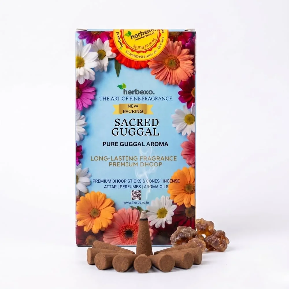 herbexo guggal herbal dhoop cones
