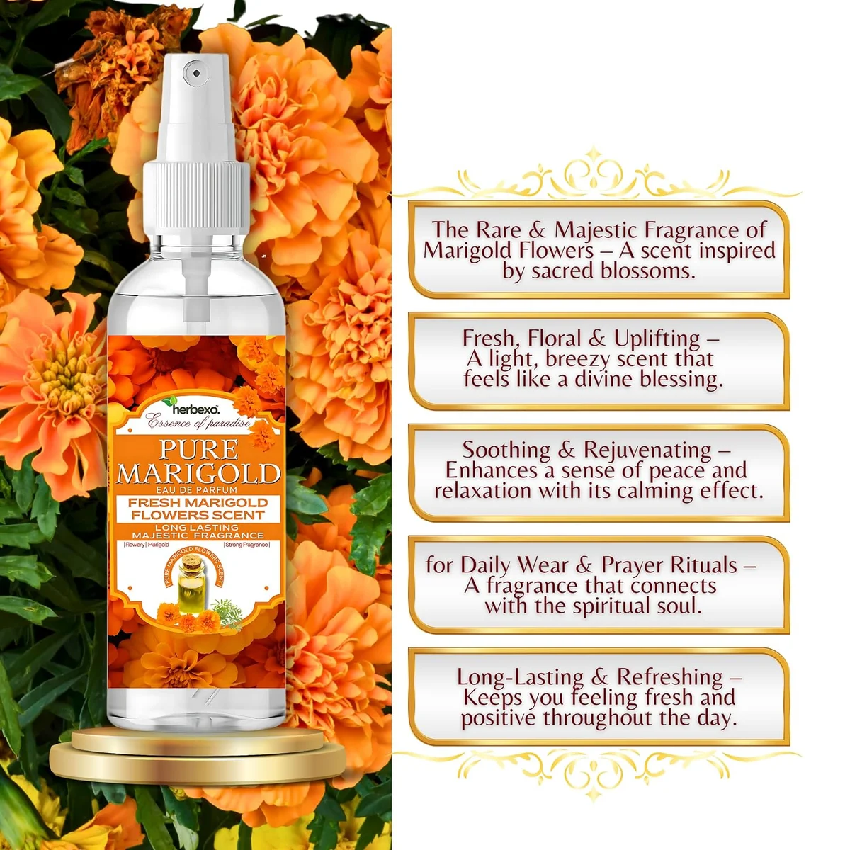 marigold perfume spray