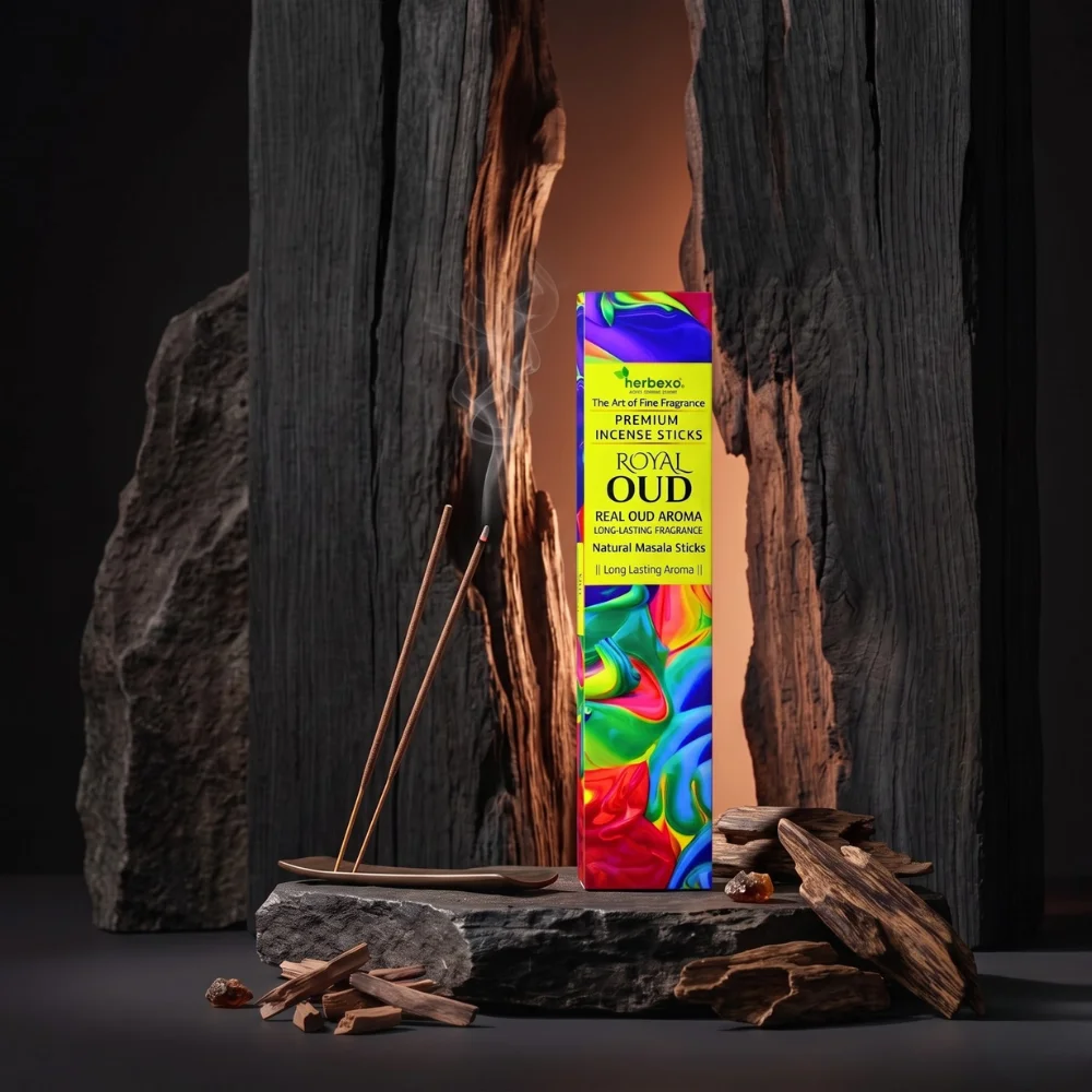 Herbexo Premium Royal Oud Masala Agarbatti