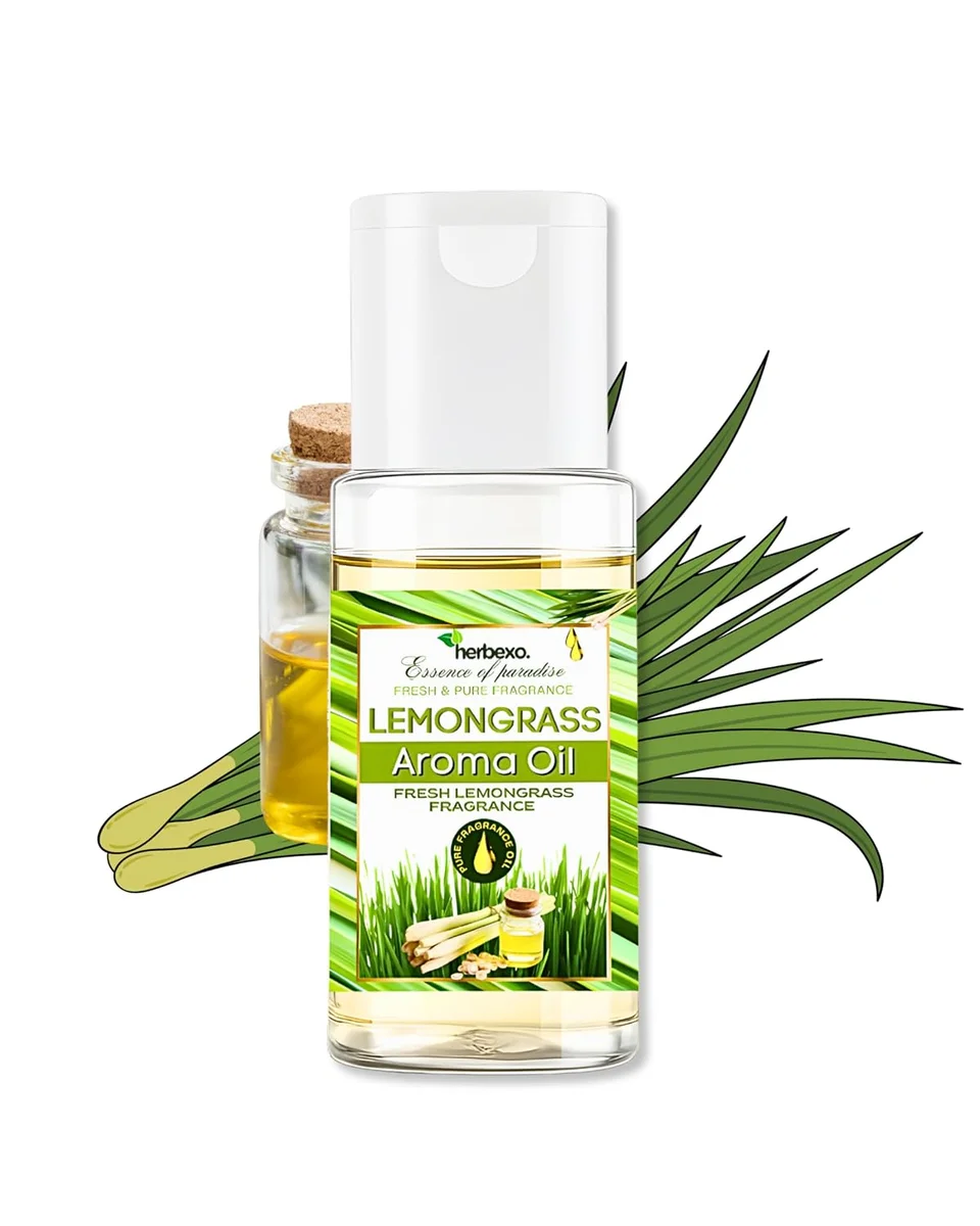 Lemongrass Aroma Oil for Home Fragrance and Diffusers, Humidifier & Aroma Burner 20ml (Lemongrass)