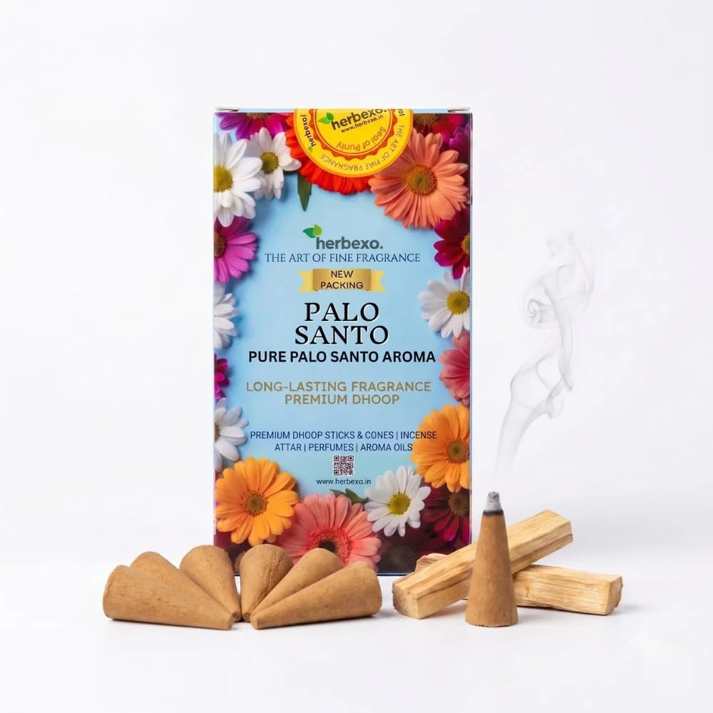 herbexo palo santo dhoop cones