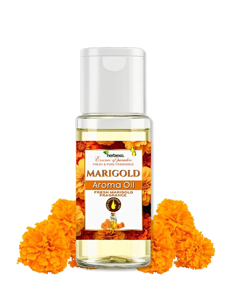 Marigold Aroma Oil for Home Fragrance and Diffusers, Humidifier & Aroma Burner 20ml (Marigold)