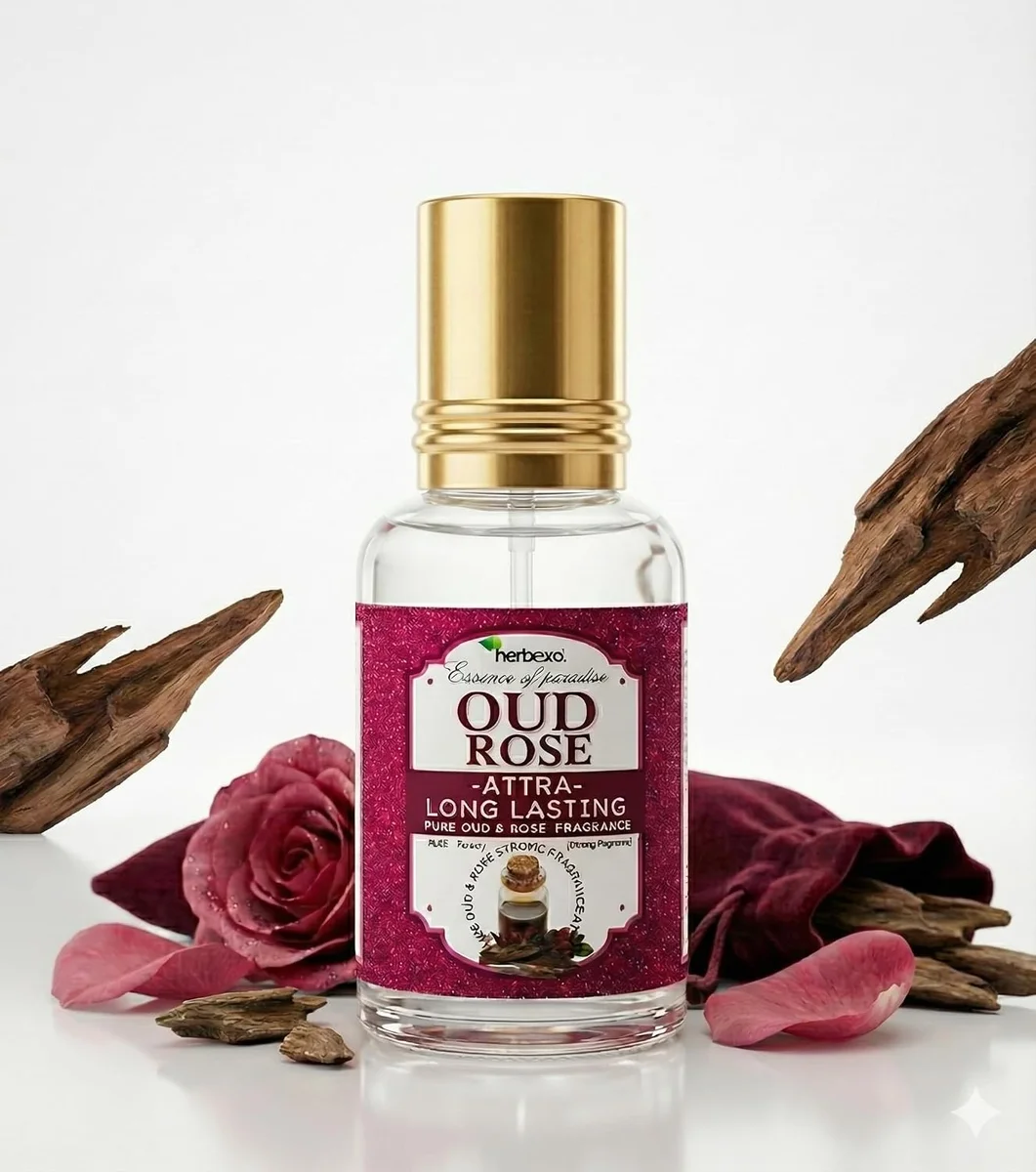herbexo rose oud attar