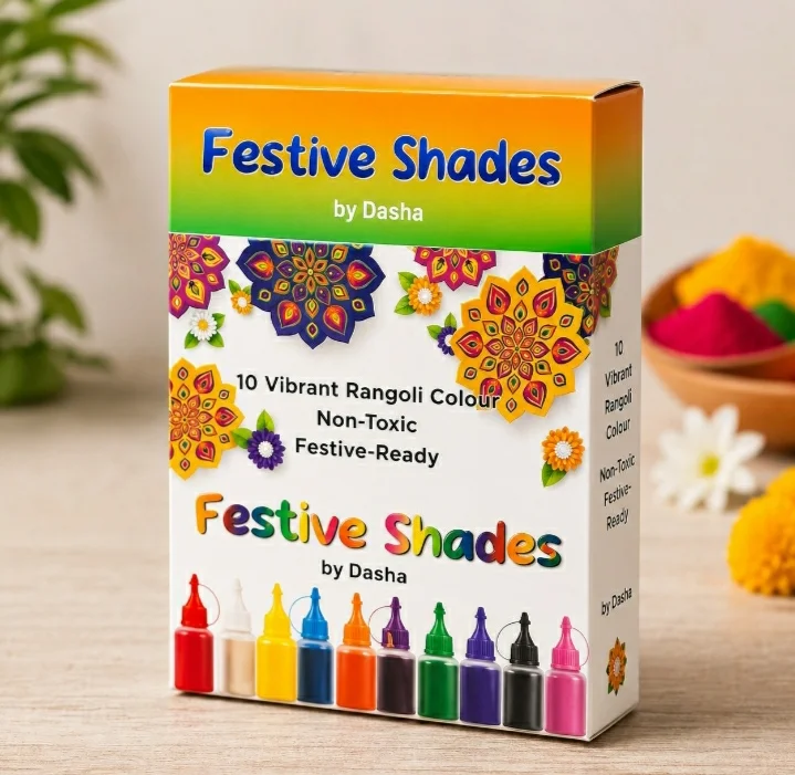 Rangoli colour box
