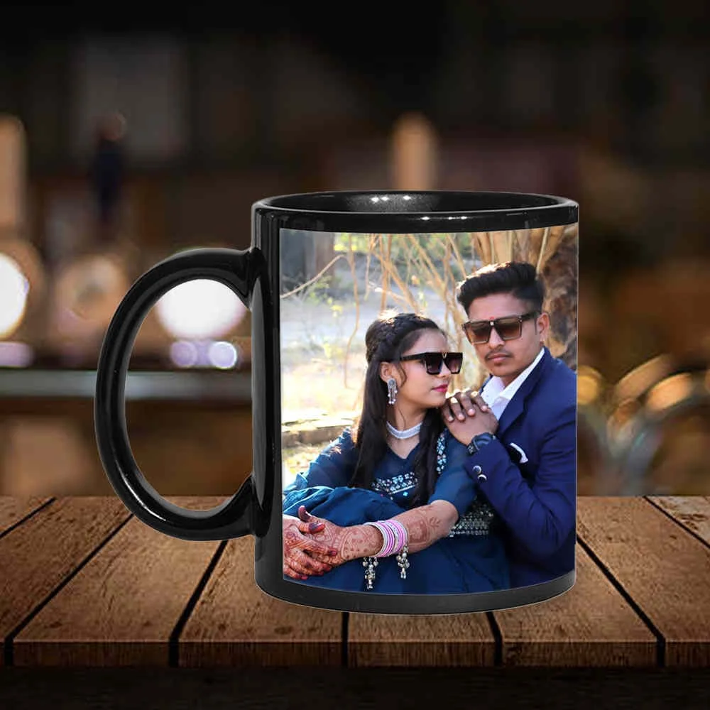 Black Coffee Mug