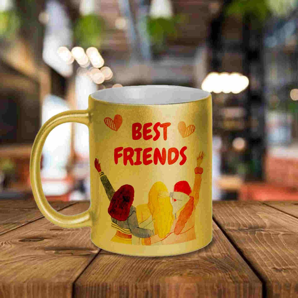Golden Coffee Mug
