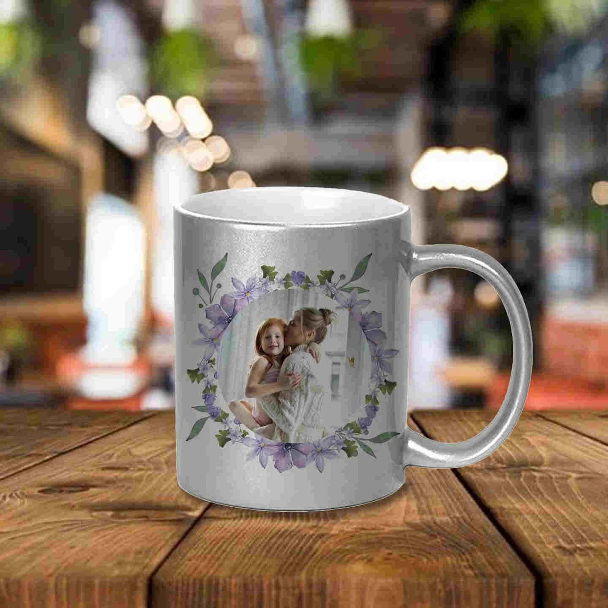 Silver Coffee Mug