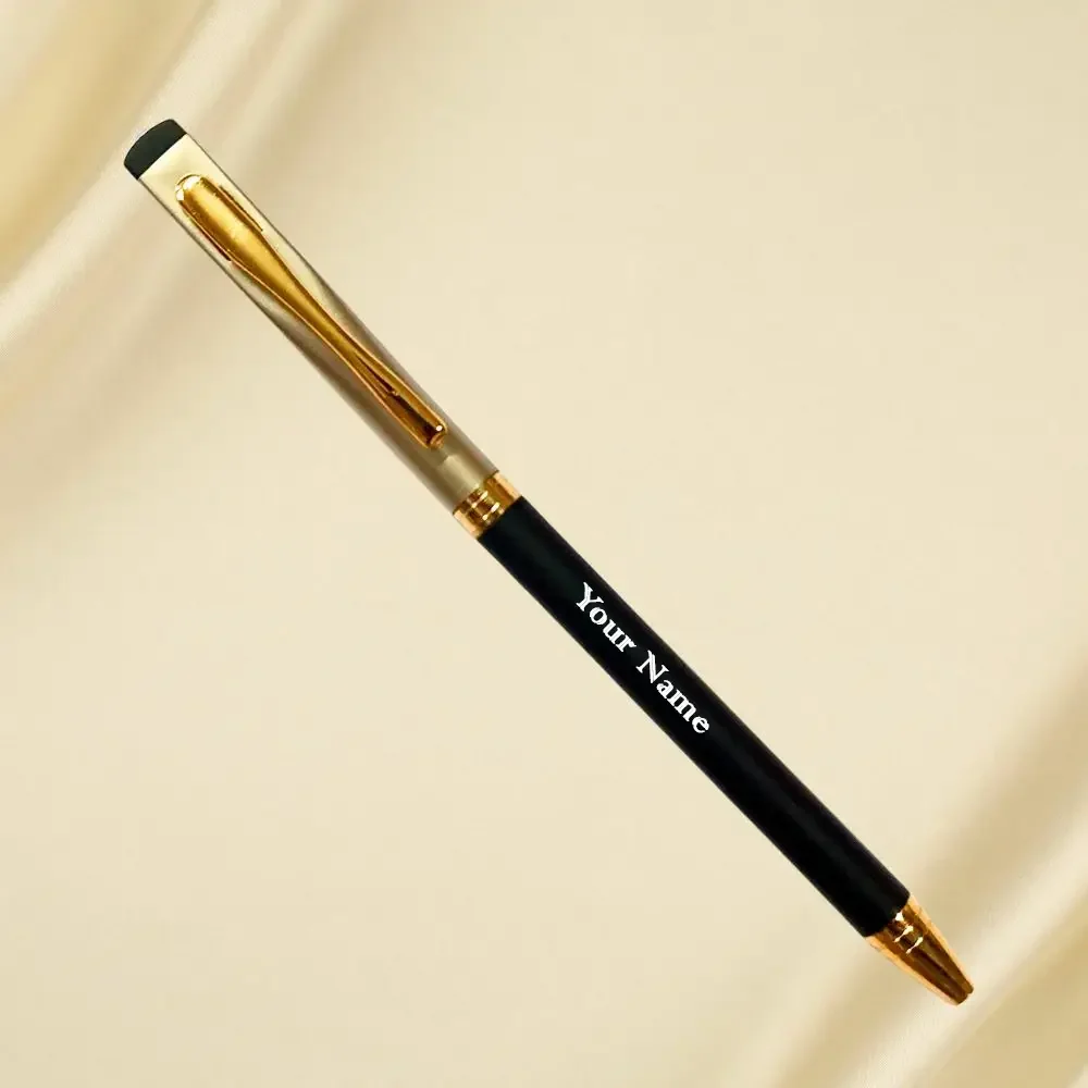 Square Metal Pen with Diamond Top MP02
