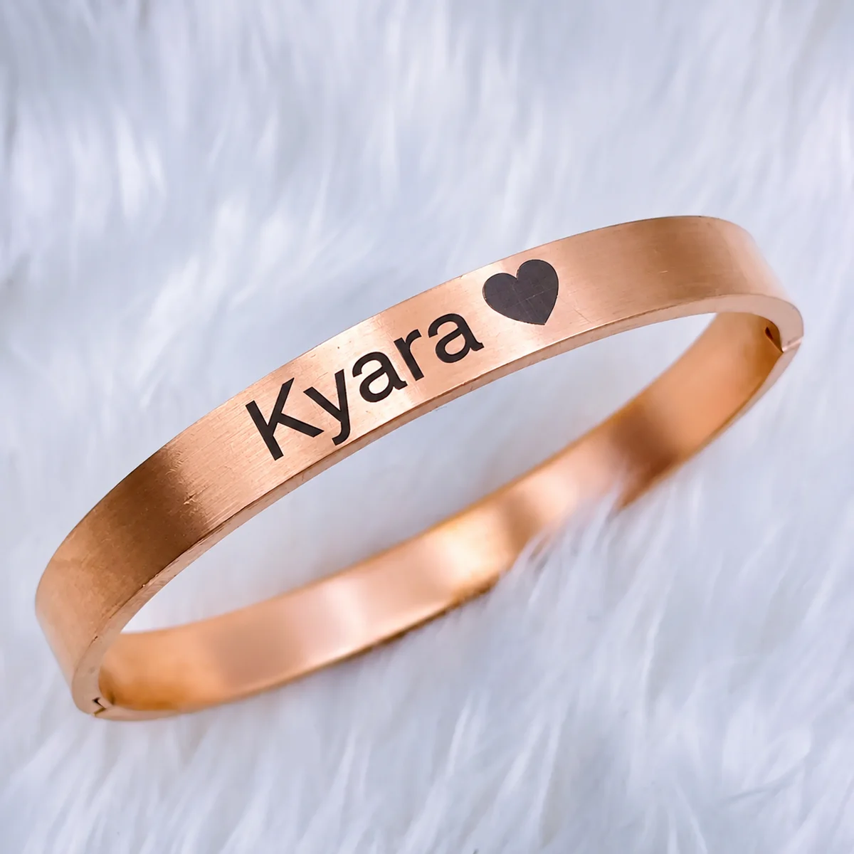 Engraved Metal Full Kada