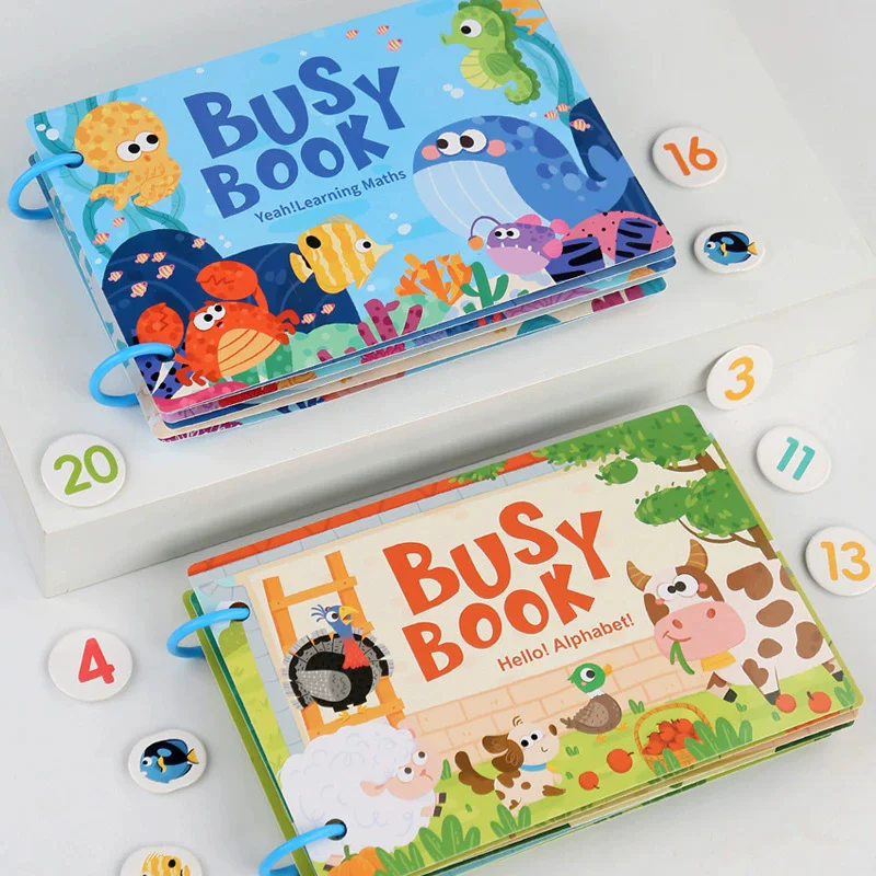 Toyly World™ Montessori Busy Book for Toddlers 2–5 Years | Weather, Days, Time & Seasons Learning Activity Binder 8
