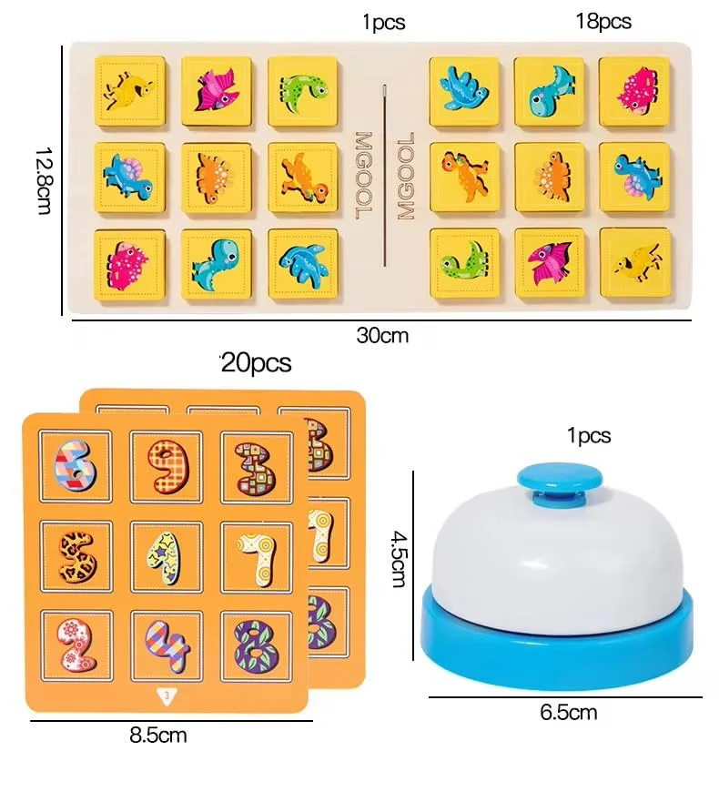 Toyly World™ Dinosaur Battle Memory Game for Kids 3+ | Dinosaur Matching Cards & Cognitive Learning Board Game 3