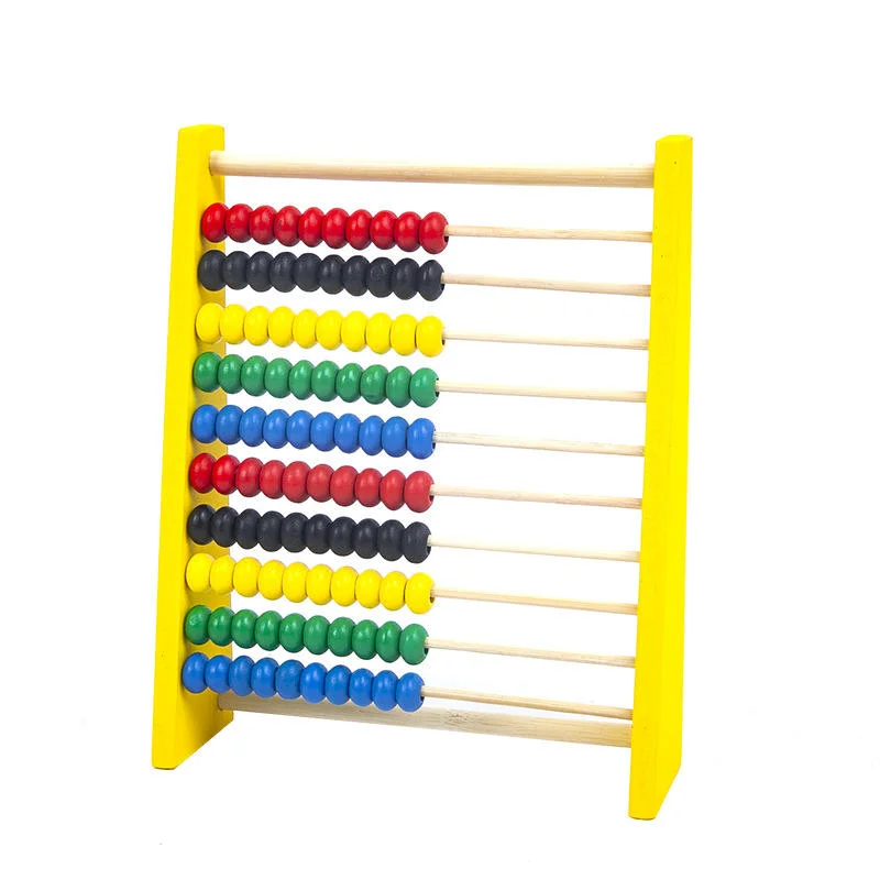 Toyly World™ Wooden Rainbow Abacus Counting Frame for Kids | Early Maths & Number Learning Toy