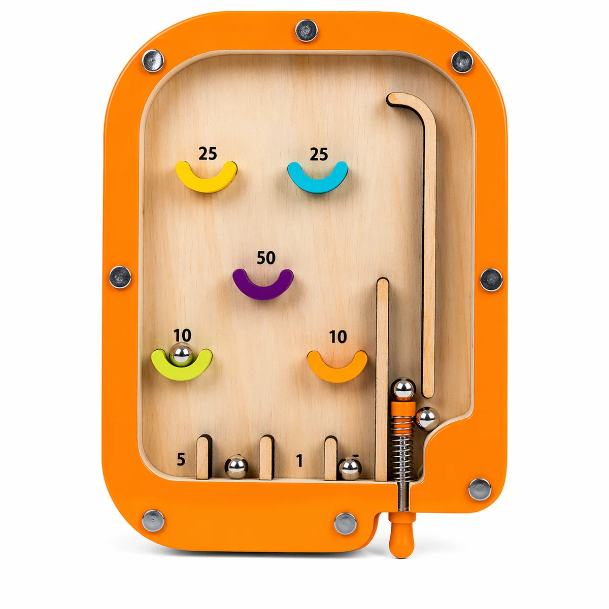 Toyly World™ Wooden Maze Board Game for Kids 3+ | Travel-Friendly Bead Maze, Counting & Colour Learning Toy