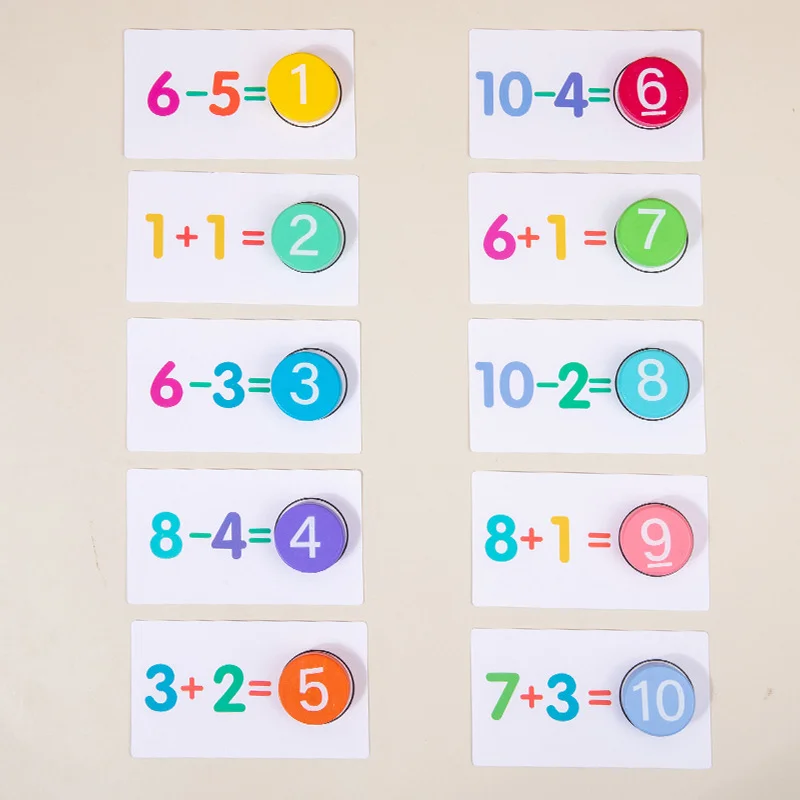 Toyly World™ Digital Operation Math Learning Cards for Kids 6+ | Addition & Subtraction Educational Game 2